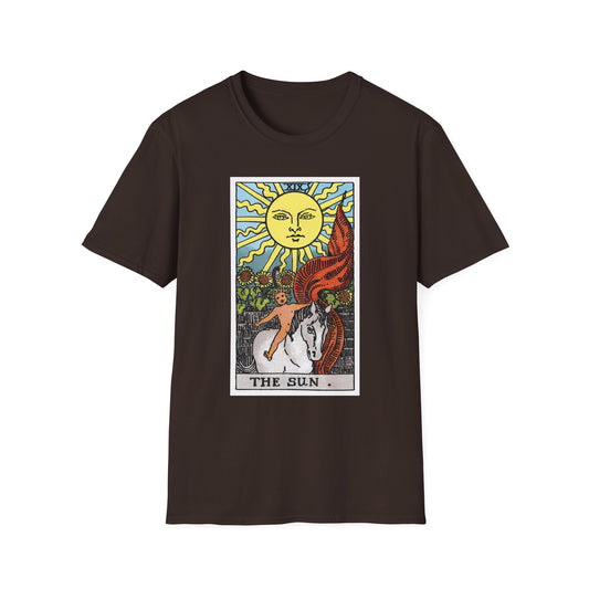 The Sun Tarot Card T-Shirt — Mystical Vintage Tarot Tee