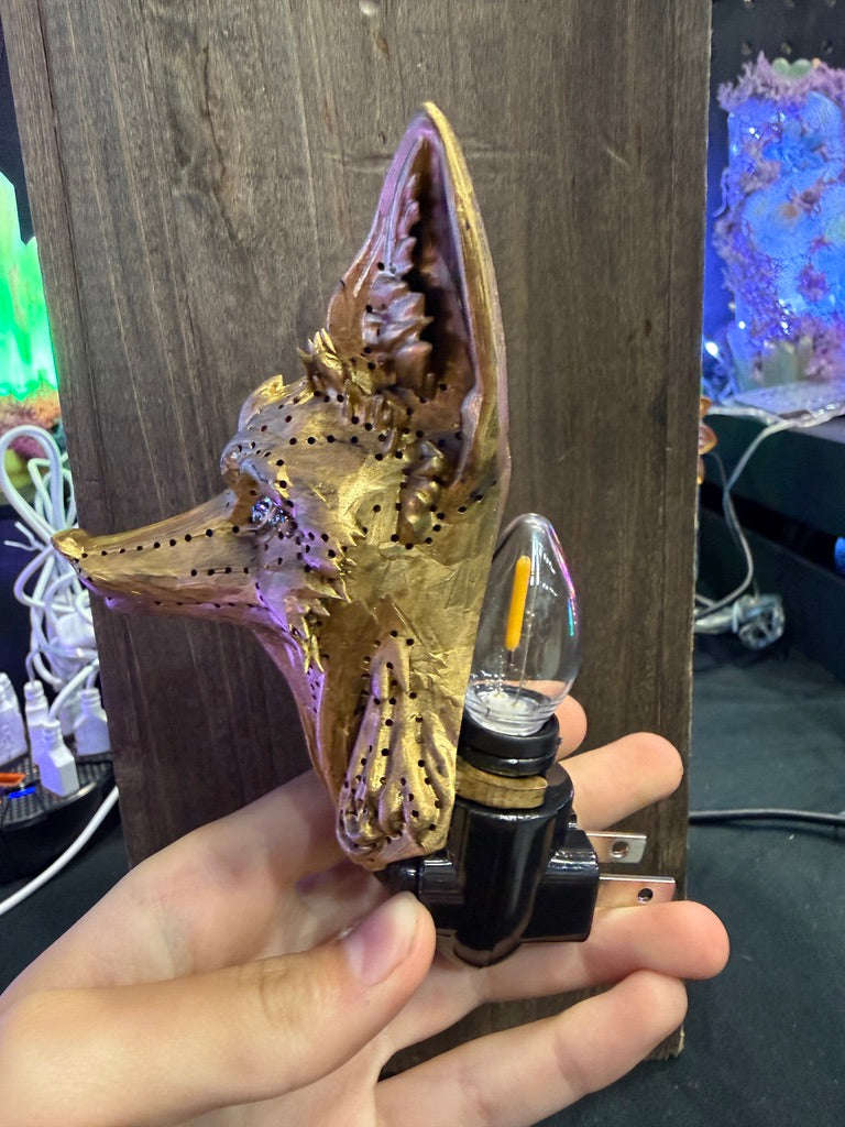 Cosmic Fox Resin 3D Printed Night Light