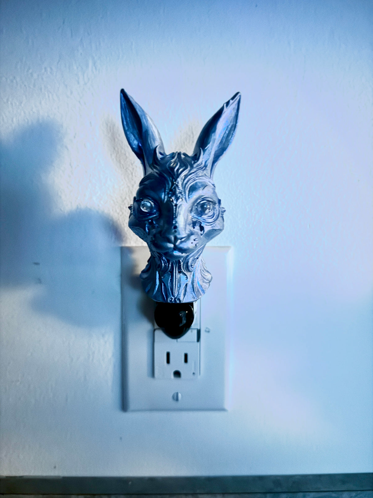 Whimsical Rabbit Wall Night Light