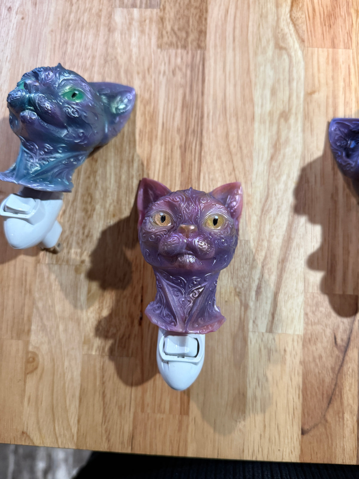 Whimsical Cat Wall Night Light