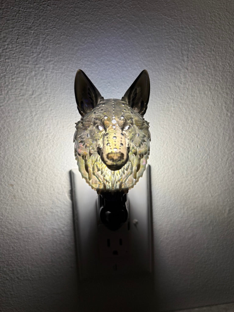 Whimsical Wolf Wall Night Light