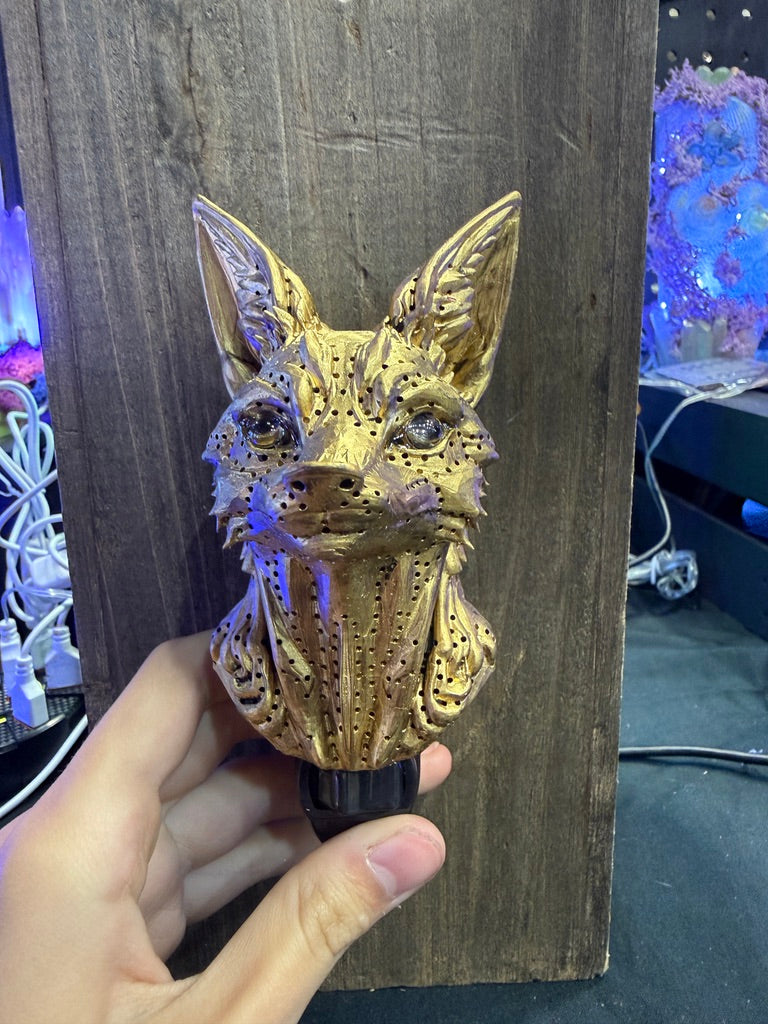 Cosmic Fox Resin 3D Printed Night Light