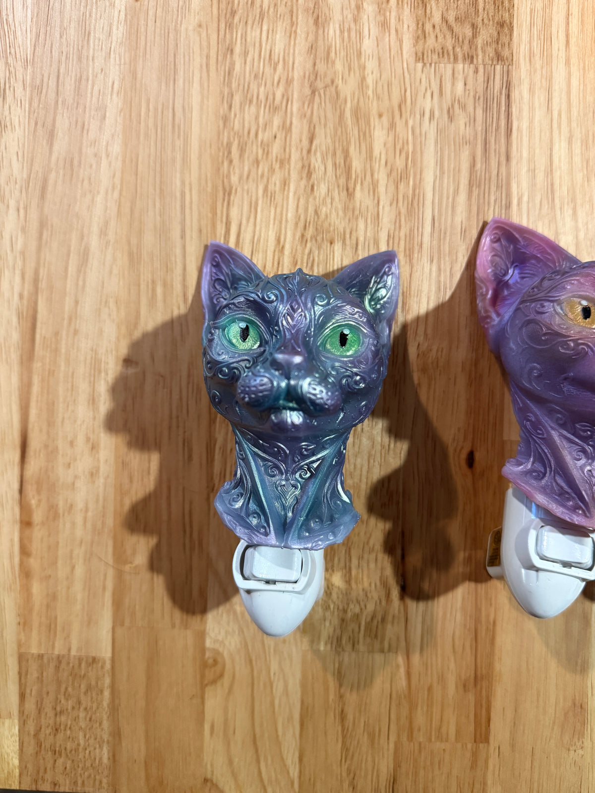 Whimsical Cat Wall Night Light