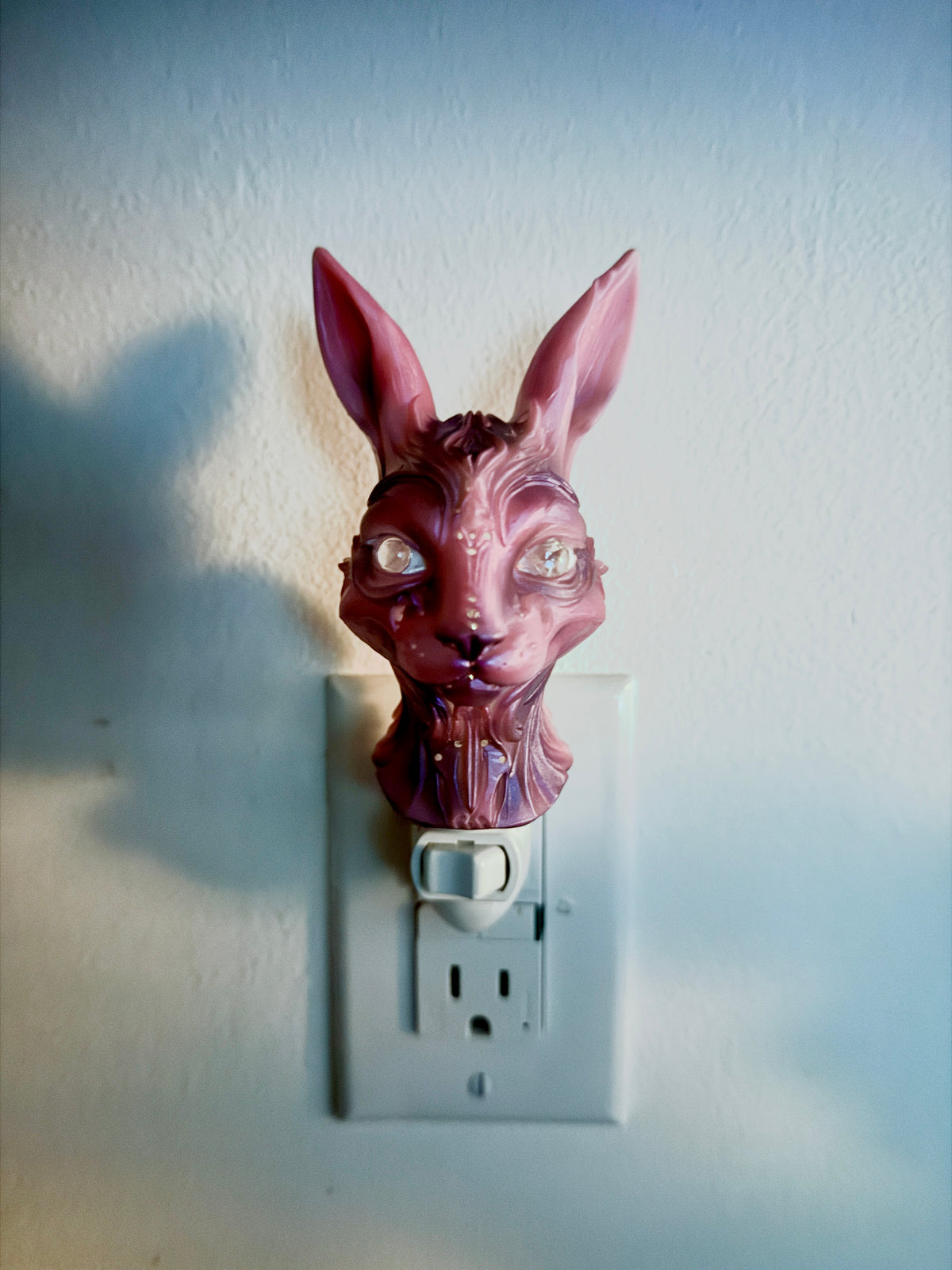 Whimsical Rabbit Wall Night Light