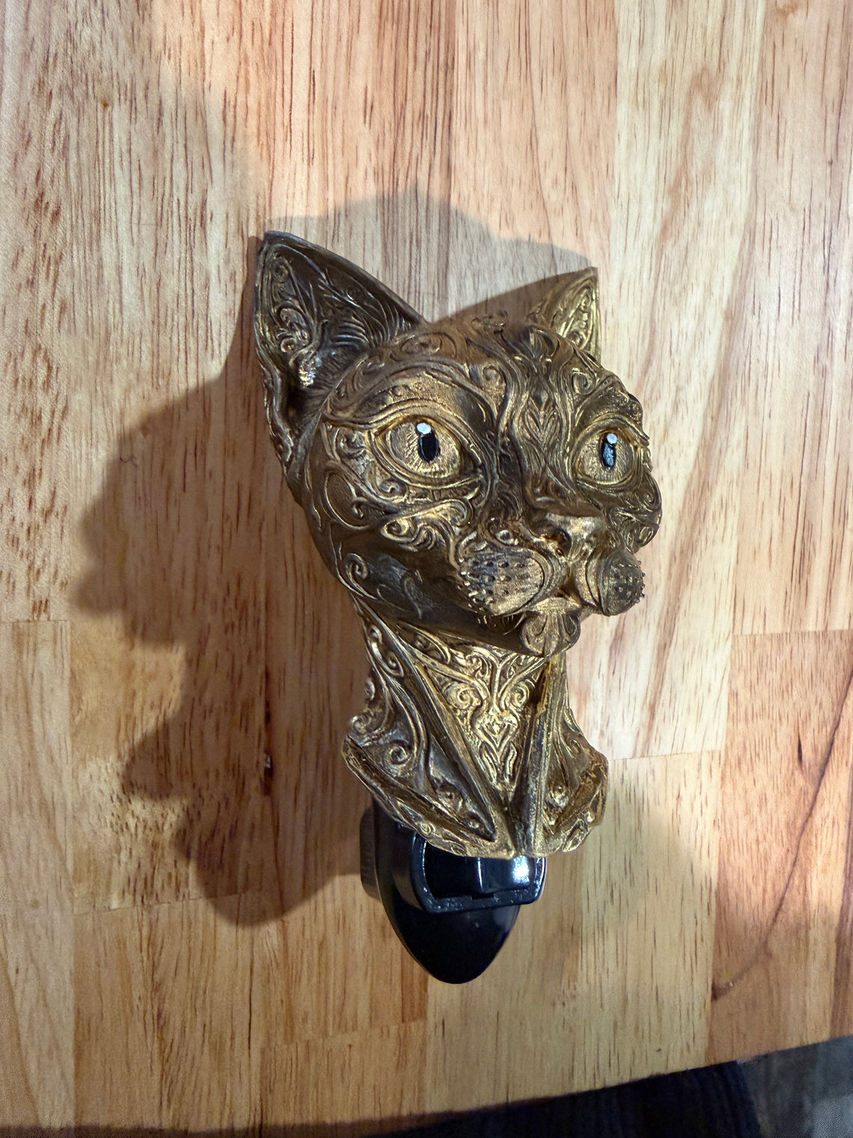 Whimsical Cat Wall Night Light