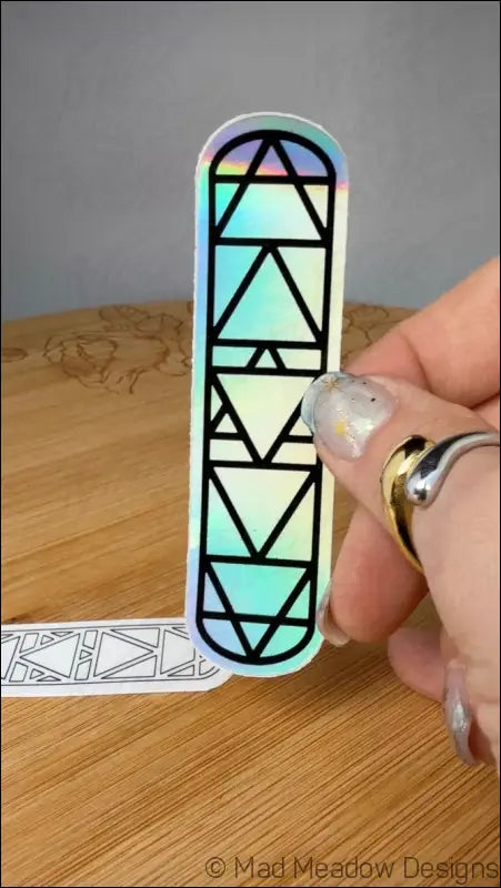 Elemental Iridescent Sticker by Mad Meadow Sticker