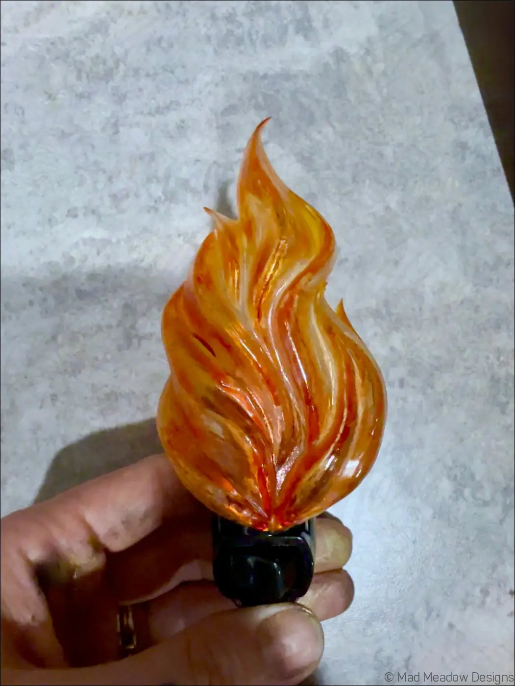 Flame Wall Night Light - Light 3DP Wall Plug