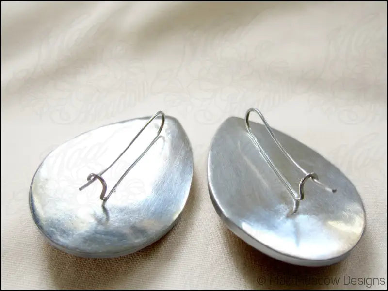Frita Colorful Sterling Silver Vintage N.O.S. Lucite and Pigmented Resin Artisan Made Earrings - Jewelry