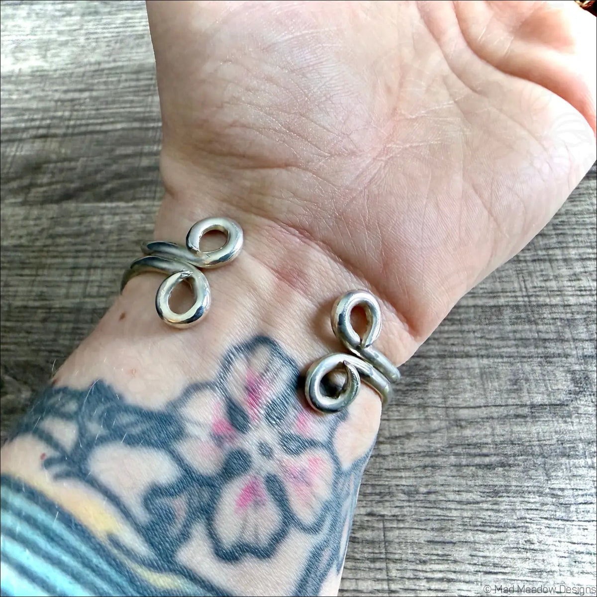 Purple Jasper Bold Boho Sterling Silver Cuff Bracelet - Jewelry