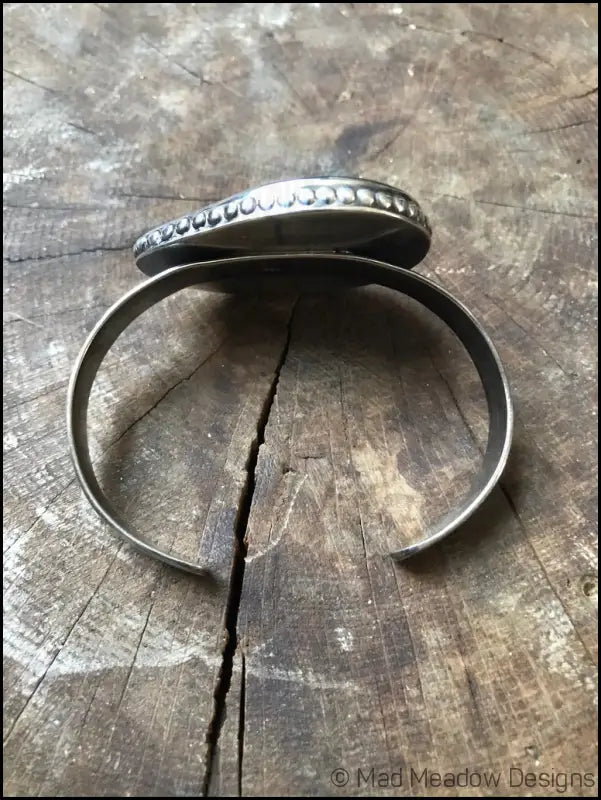 Alaskan Ammonite Sterling Silver Bracelet - Jewelry