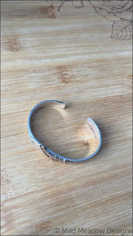 Grasshopper Brass and Sterling Silver Cuff Bracelet - Jewelry