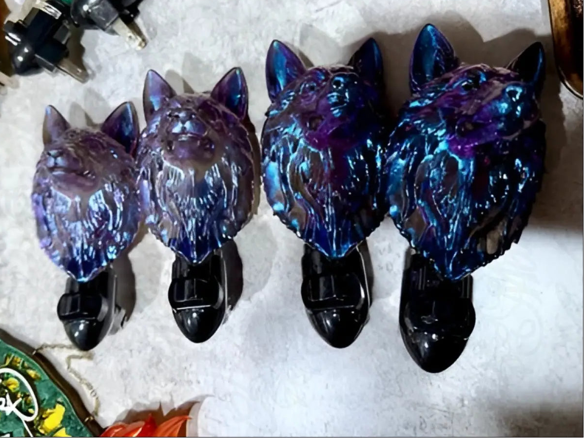Whimsical Wolf Wall Night Light - Light 3DP Wall Plug