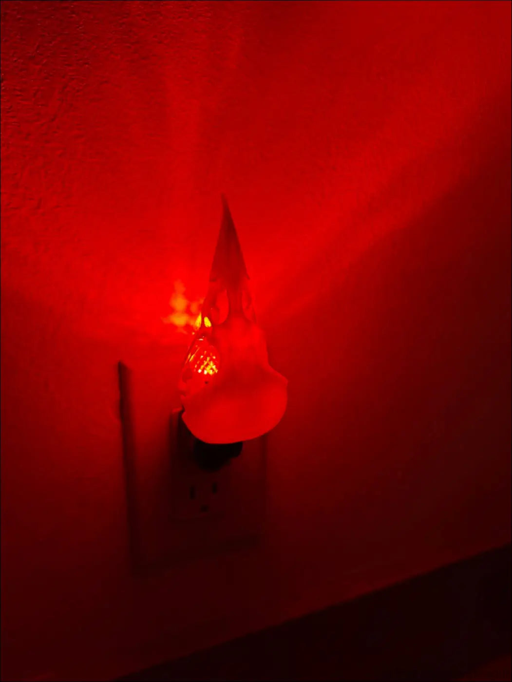 White Bird Skull Wall Night Light - Light 3DP Wall Plug