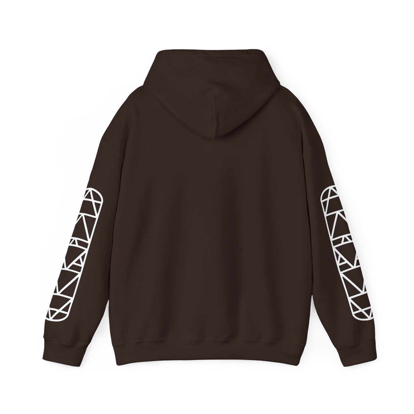 All-Seeing Eye Triangle Hoodie — Geometric Occult Graphic Pullover