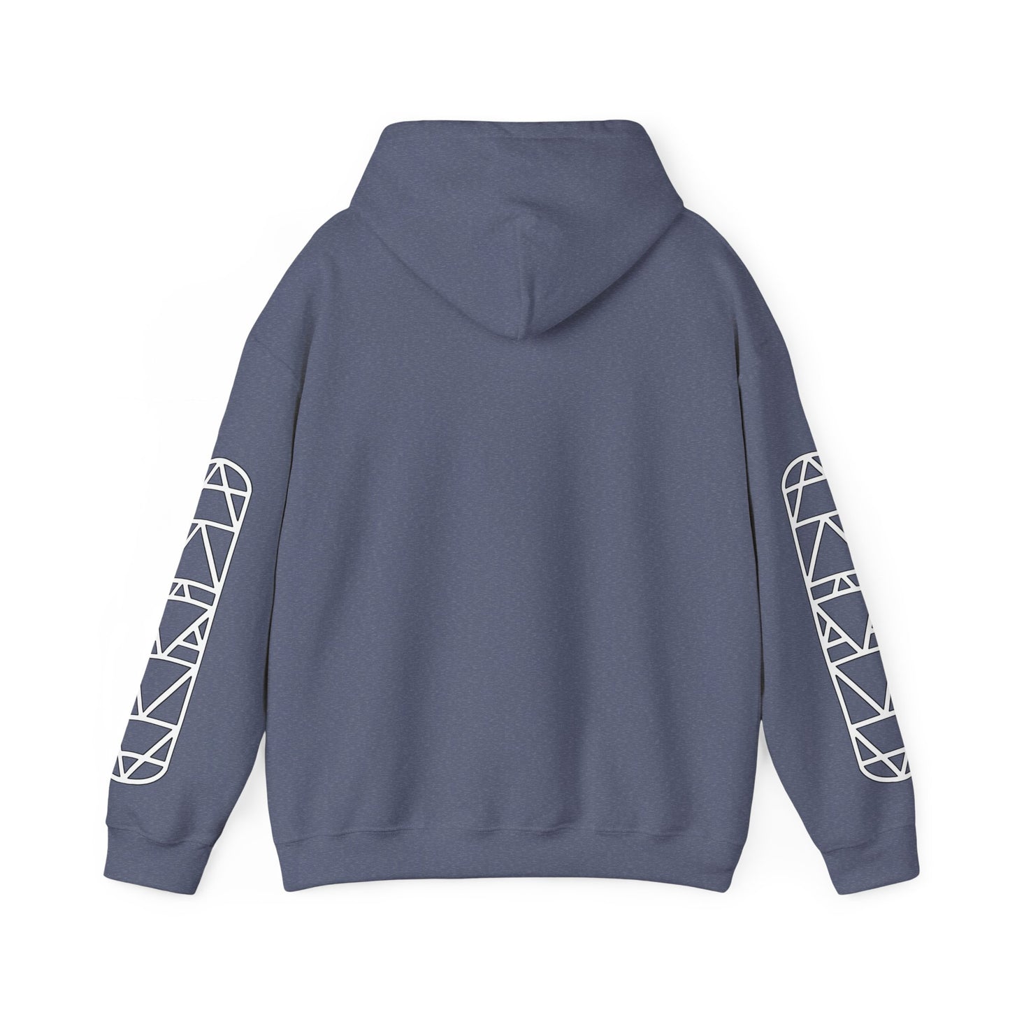 All-Seeing Eye Triangle Hoodie — Geometric Occult Graphic Pullover