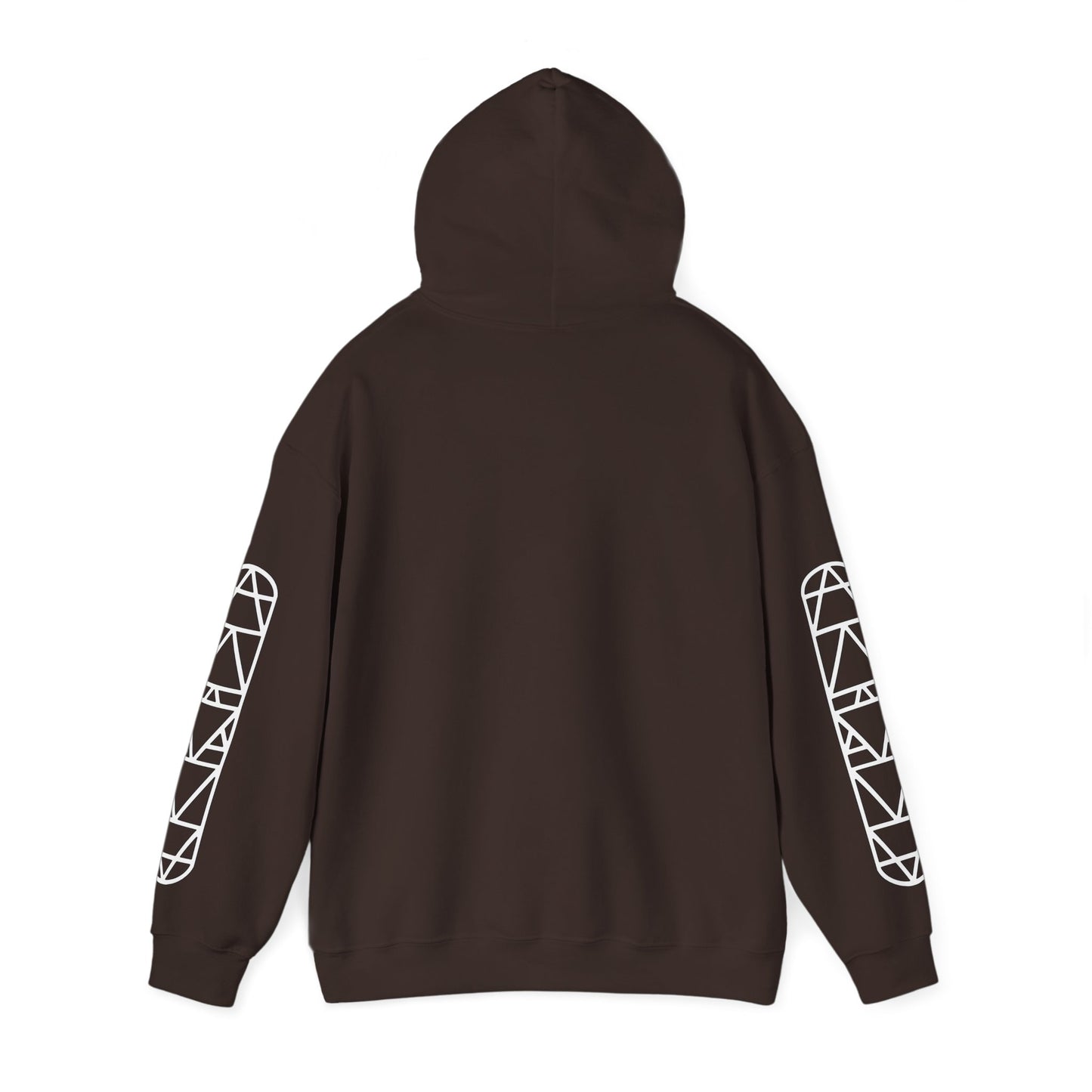 All-Seeing Eye Triangle Hoodie — Geometric Occult Graphic Pullover