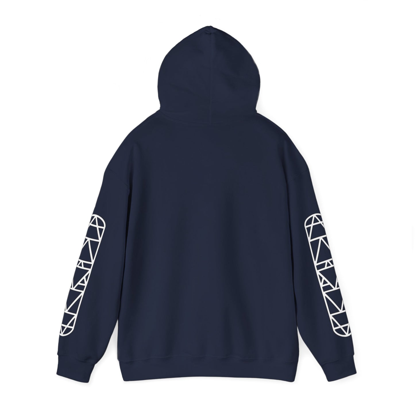 All-Seeing Eye Triangle Hoodie — Geometric Occult Graphic Pullover