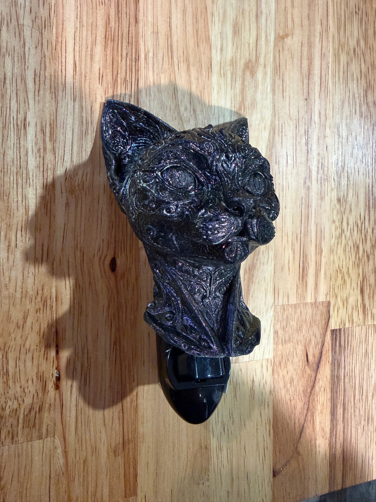 Whimsical Cat Wall Night Light