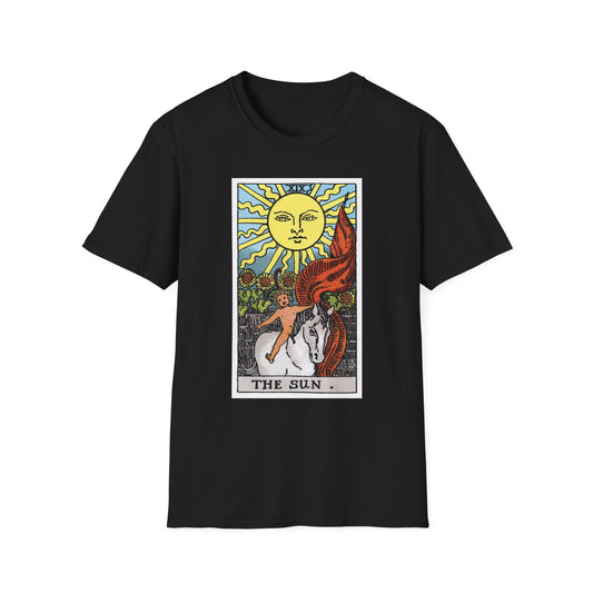 The Sun Tarot Card T-Shirt — Mystical Vintage Tarot Tee