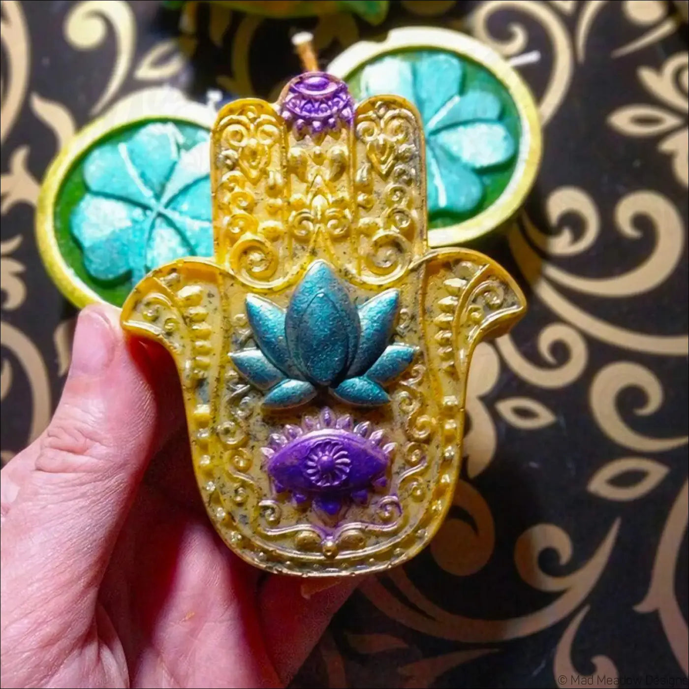4Pcs Hamsa Silicone Molds for Resin or Soap - Destash Unused