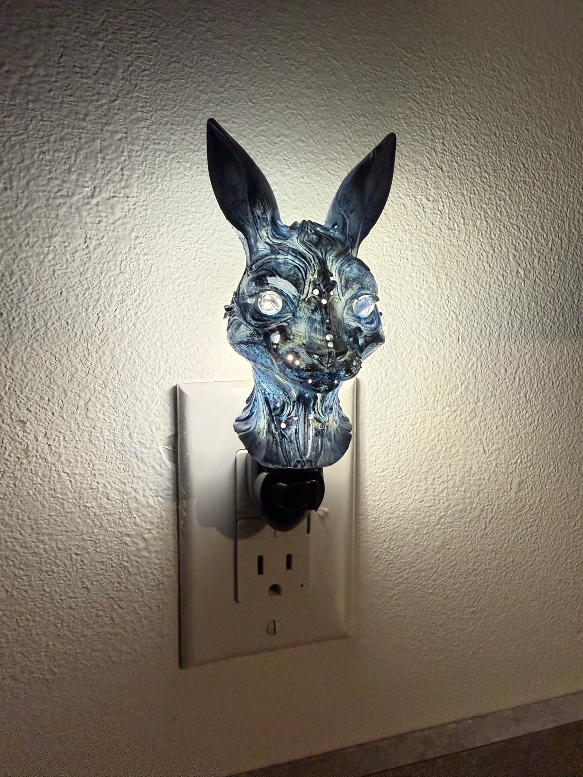 Whimsical Rabbit Wall Night Light