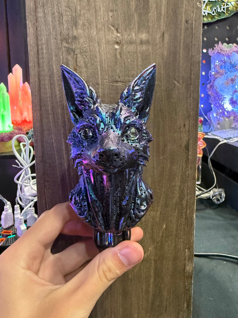 Cosmic Fox Resin 3D Printed Night Light