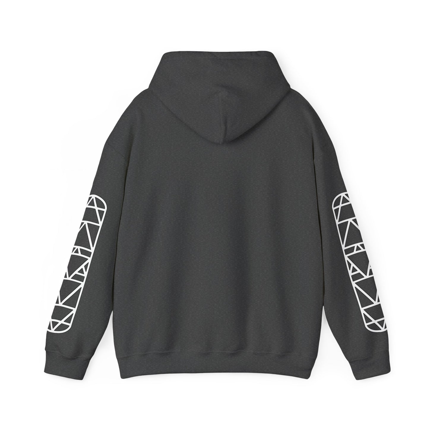 All-Seeing Eye Triangle Hoodie — Geometric Occult Graphic Pullover