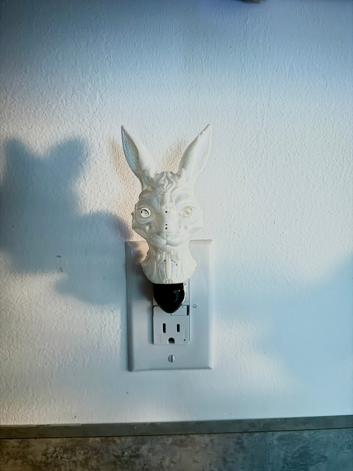 Whimsical Rabbit Wall Night Light