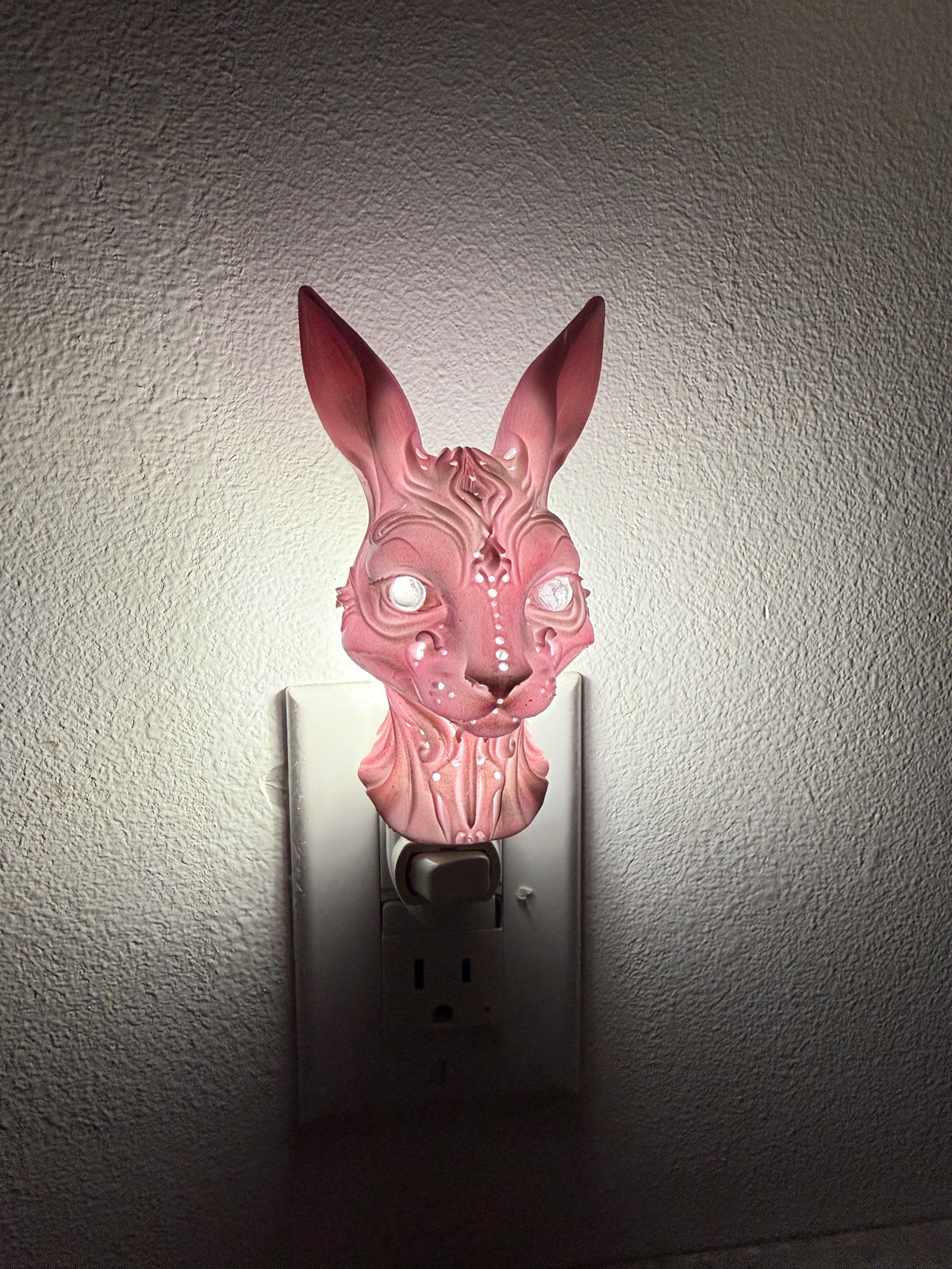 Whimsical Rabbit Wall Night Light
