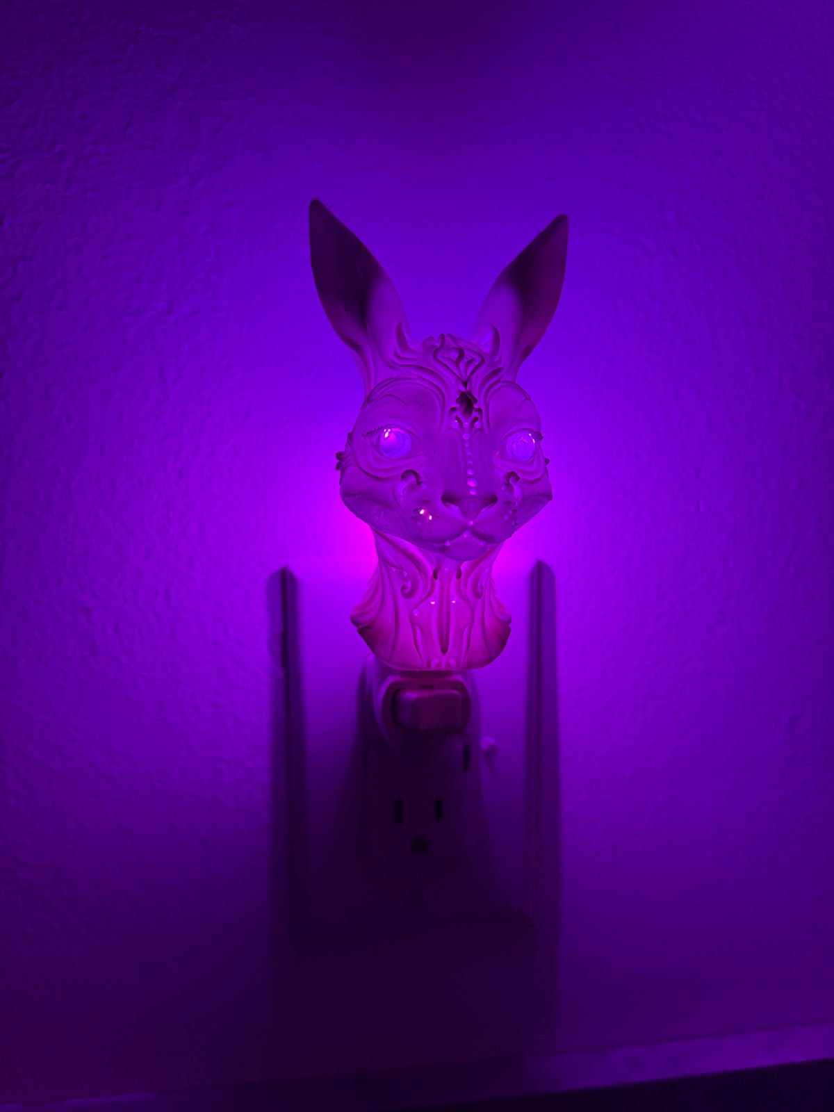 Whimsical Rabbit Wall Night Light