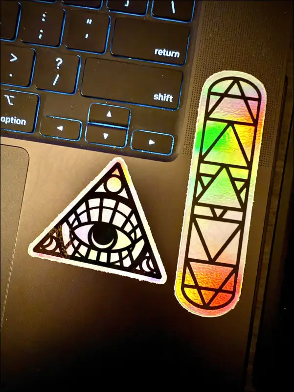 All Seeing Eye & Elemental Iridescent Sticker Bundle Sticker