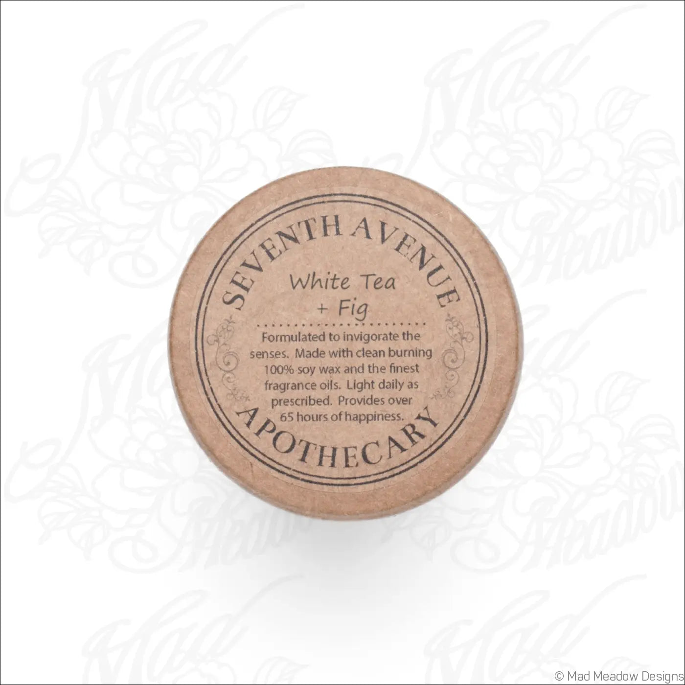 Seventh avenue apothecary bay leaf burning manifestation 11oz glass candle in brown paper wrap for ritual use