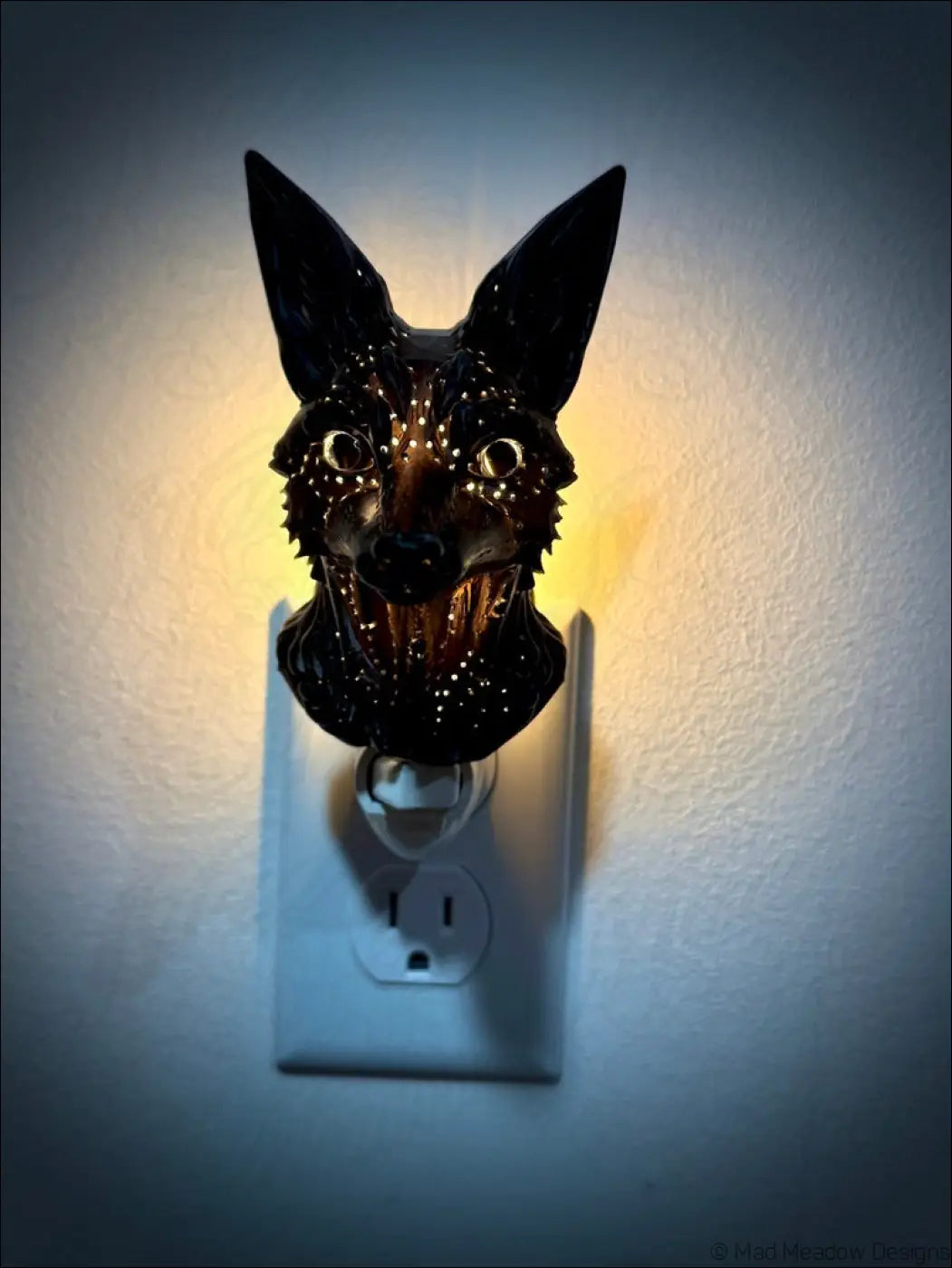 Cosmic Fox Wall Night Light - Light