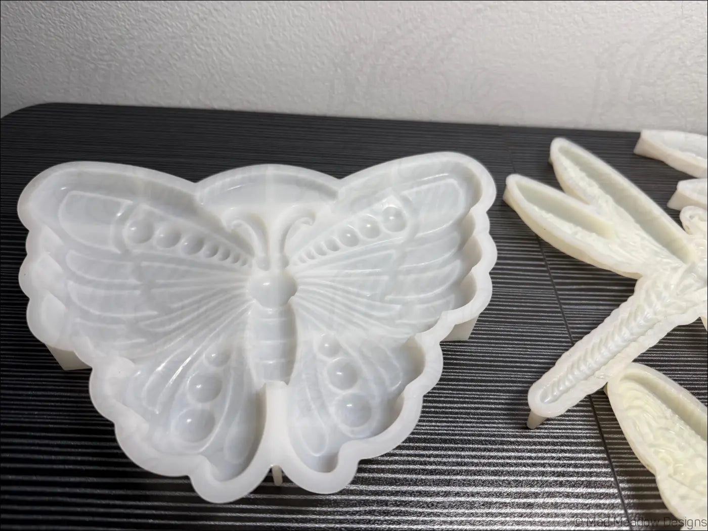 Butterfly Dragonfly Bee Insect Resin Molds Bundle Flexible Silicone Molds 5Pcs