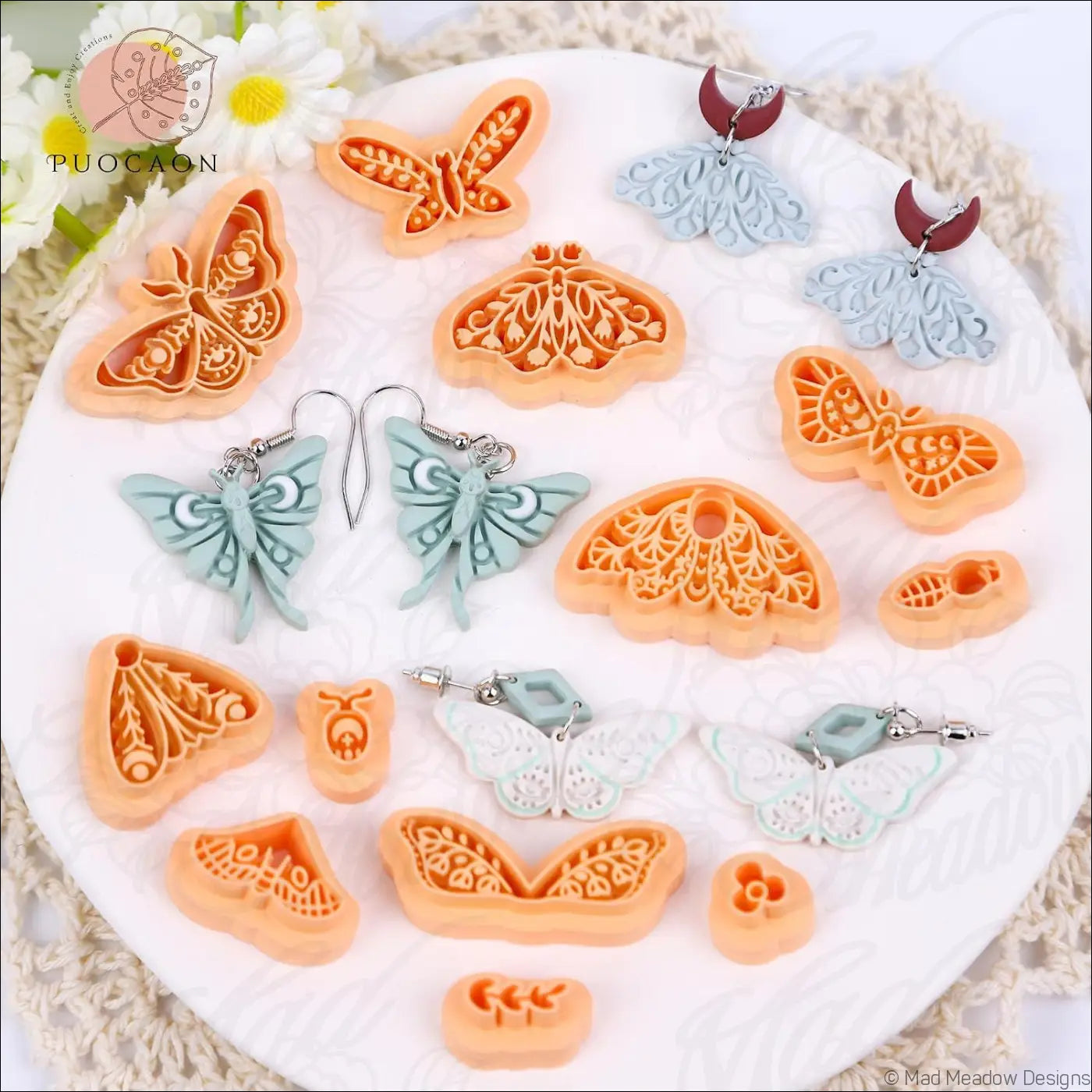 Celestial Witchy Polymer Clay Cutter 5 Set Bundle 54 pcs - Destash New