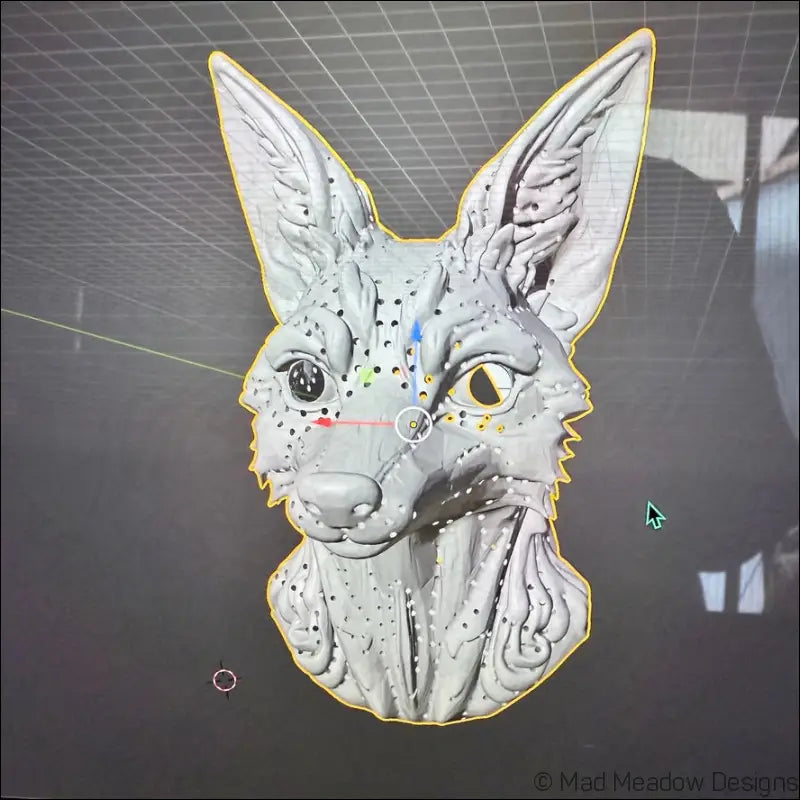 Cosmic Fox Wall Night Light - Light