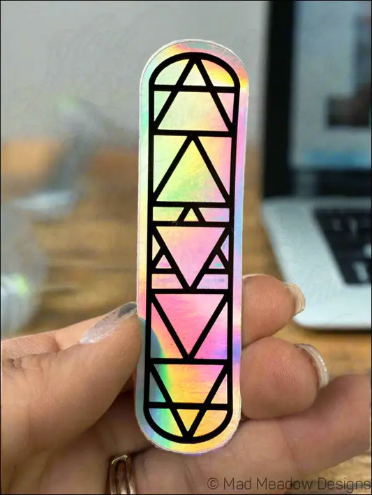 Elemental Iridescent Sticker by Mad Meadow Sticker
