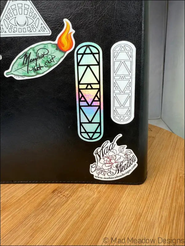 Elemental Iridescent Sticker by Mad Meadow Sticker