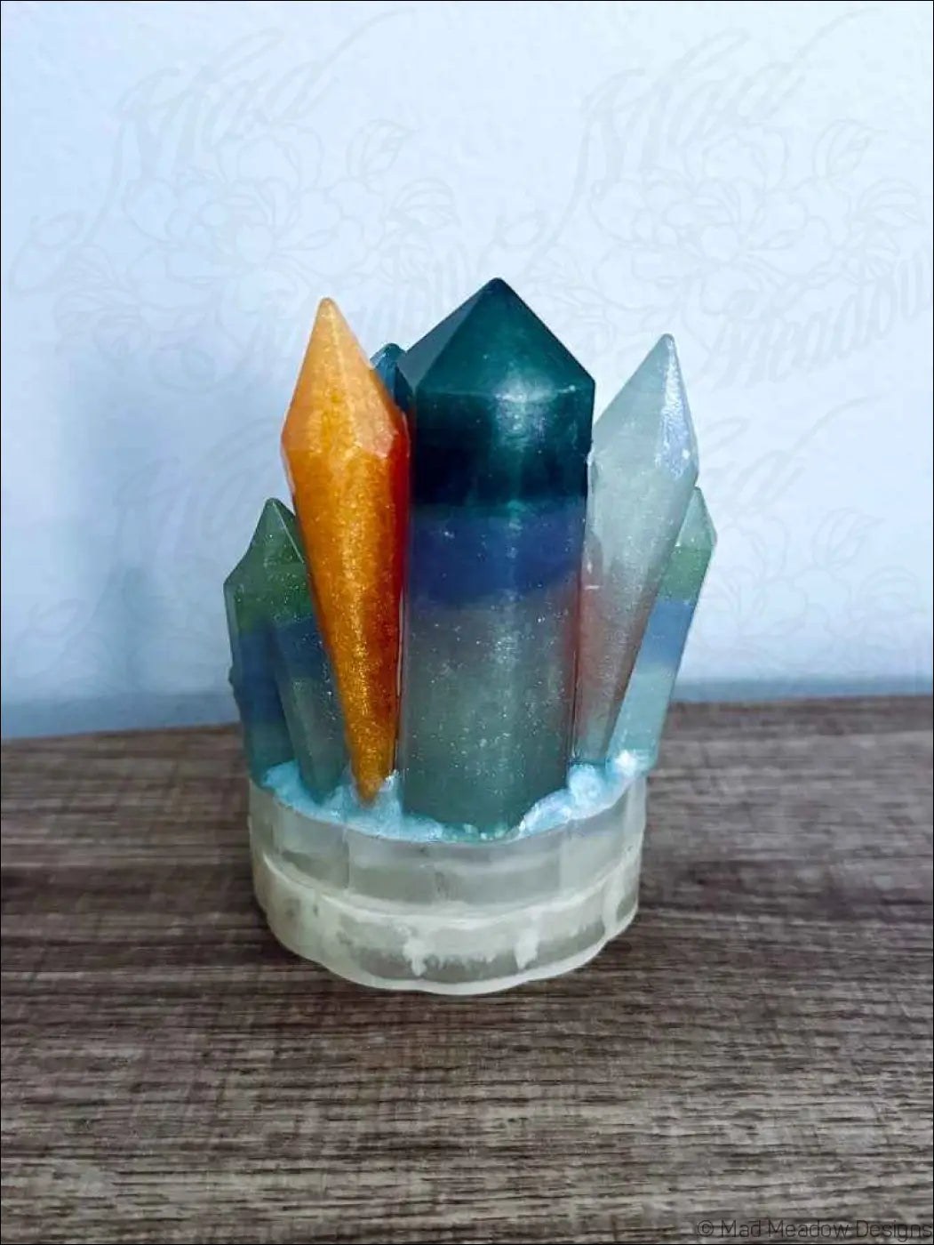 Glowing Crystal Mountain Tower Battery Powered RGB Light