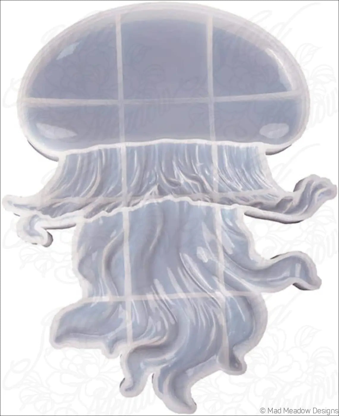 Large 3D Jellyfish Silicone Mold for Epoxy Resin Casting- Destash