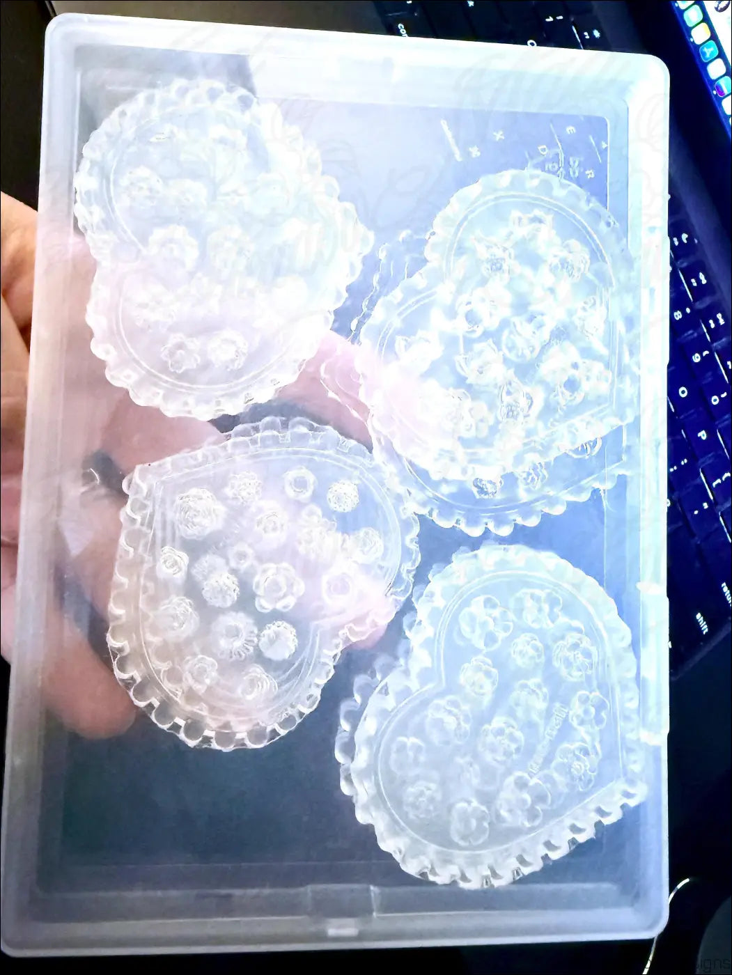 Mini Floral Silicone Molds – 12 Pcs Set Jewelry Making Clay Molds - Destash New - Destash Supplies