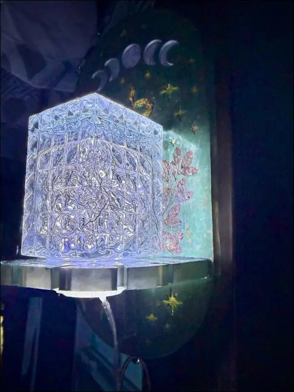 Mystical Green & Golden Snake Hanging Wall Light Necklace Holder - Light