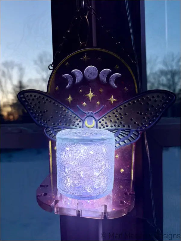 Mystical Moth Hanging Wall Light - Light