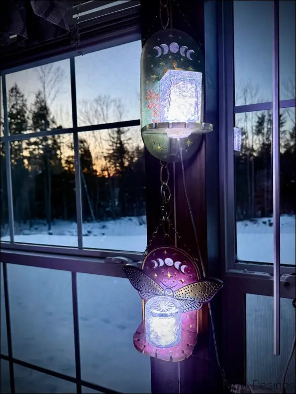 Mystical Moth Hanging Wall Light - Light