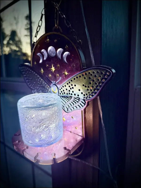 Mystical Moth Hanging Wall Light - Light