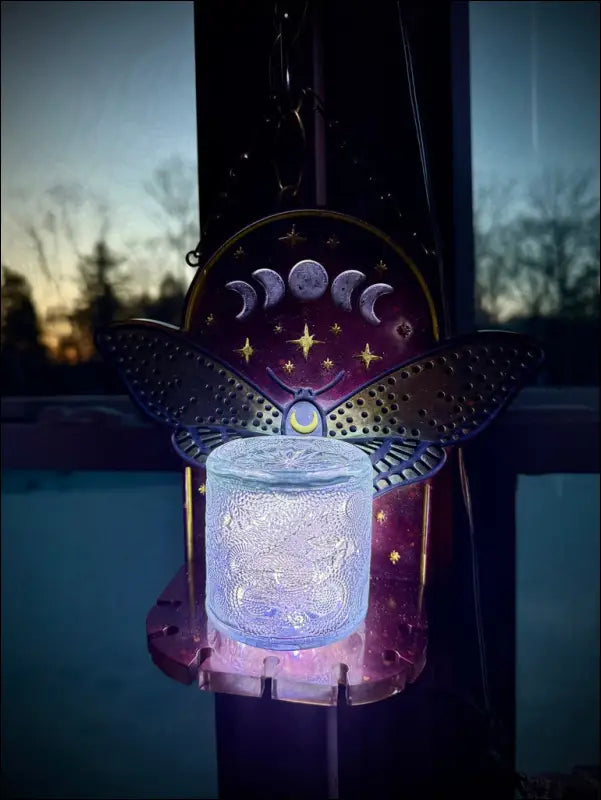 Mystical Moth Hanging Wall Light - Light