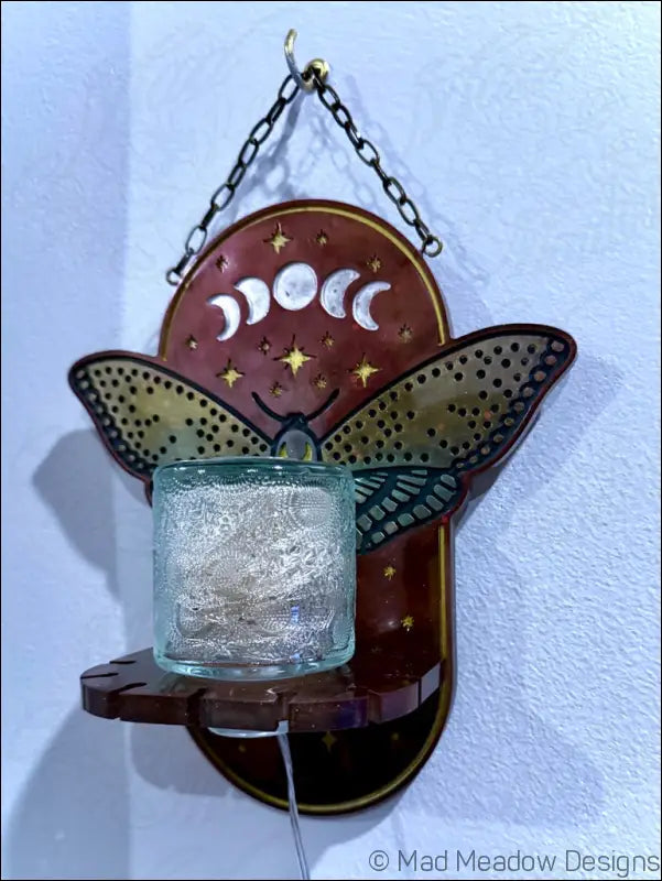 Mystical Moth Hanging Wall Light - Light