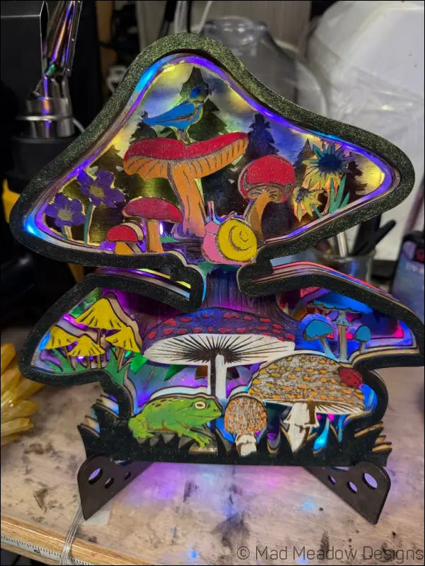 Mystical Silver and Citrine Hanging Crystal Ball Light (Copy) - Light