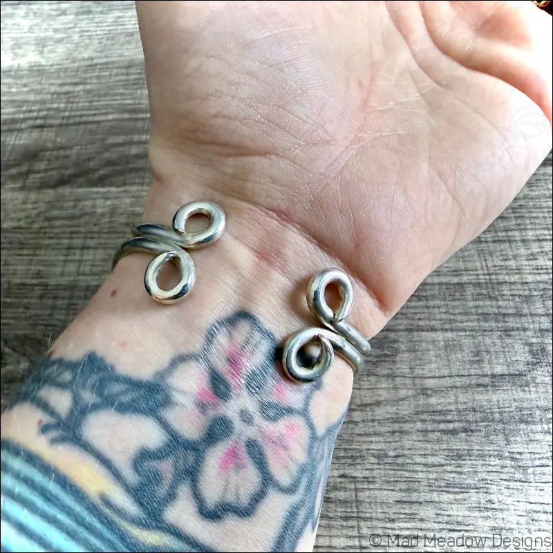 Purple Jasper Bold Boho Sterling Silver Cuff Bracelet - Jewelry