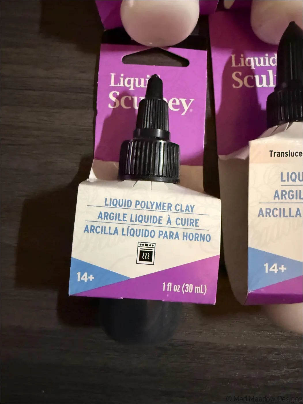 Sculpey Polymer Clay Bundle: Liquid Glaze Softener Adhesive Souffle Clay - Destash New